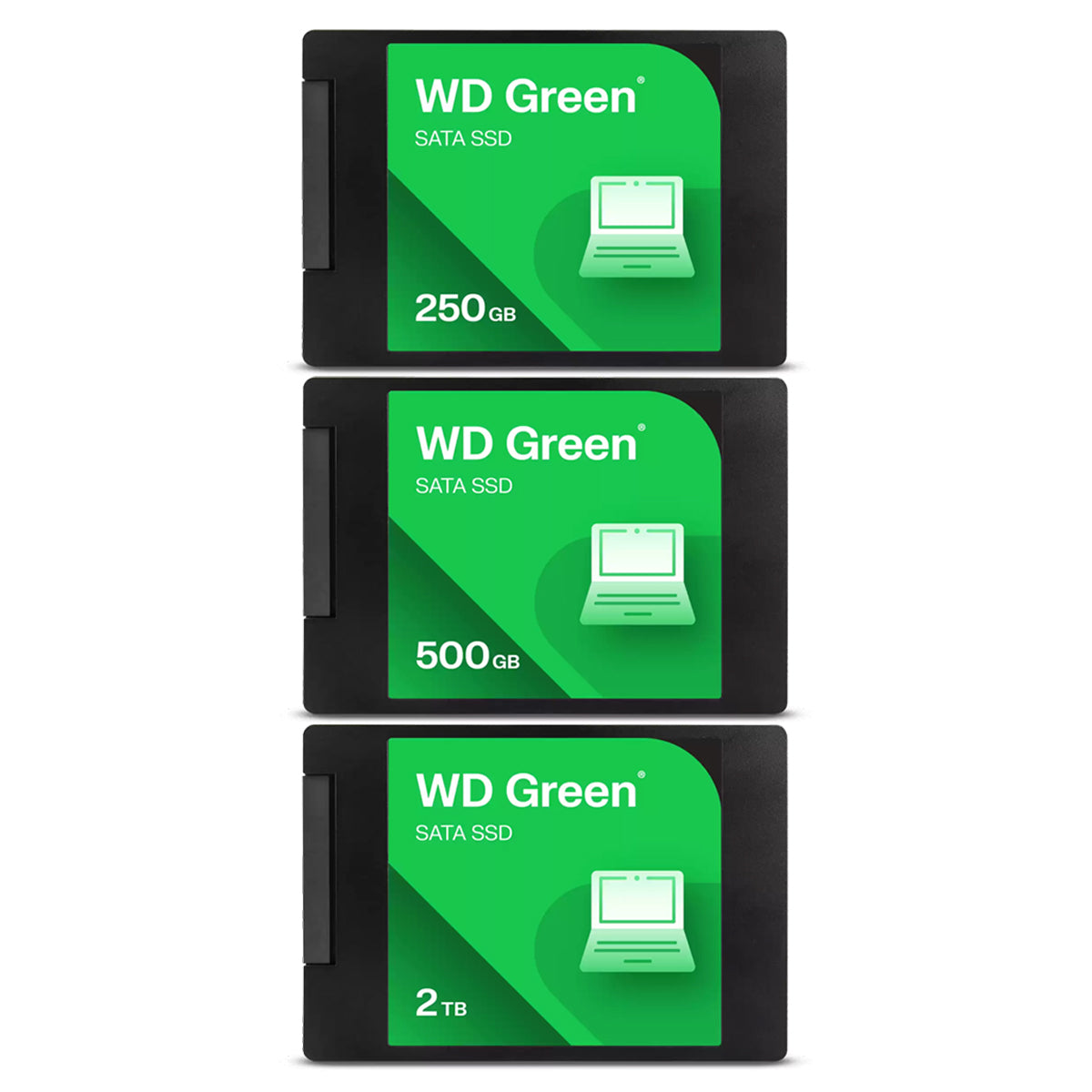 WD Green SATA SSD M.2 2280 - 250GB, 500GB, 2TB (WDS250G5G0A, WDS500G5G