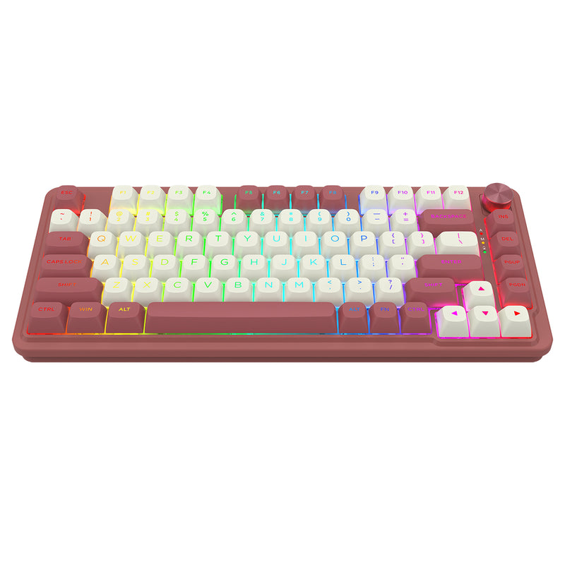 Redragon K673WR Ucal Max RGB Wireless 75% Hot-Swappable Gasket Mechanical Keyboard with Knob