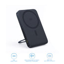Baseus PicoGo Qi2 Magnetic Power Bank 5000mAh 20W with Rotatable Stand (Cosmic Black) (P10076802123-00)