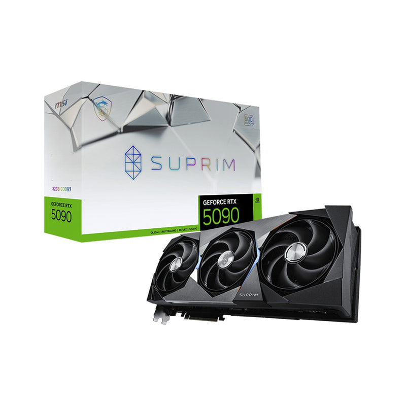 MSI GeForce RTX 5090 32GB GDDR7 Suprim SOC Graphics Card