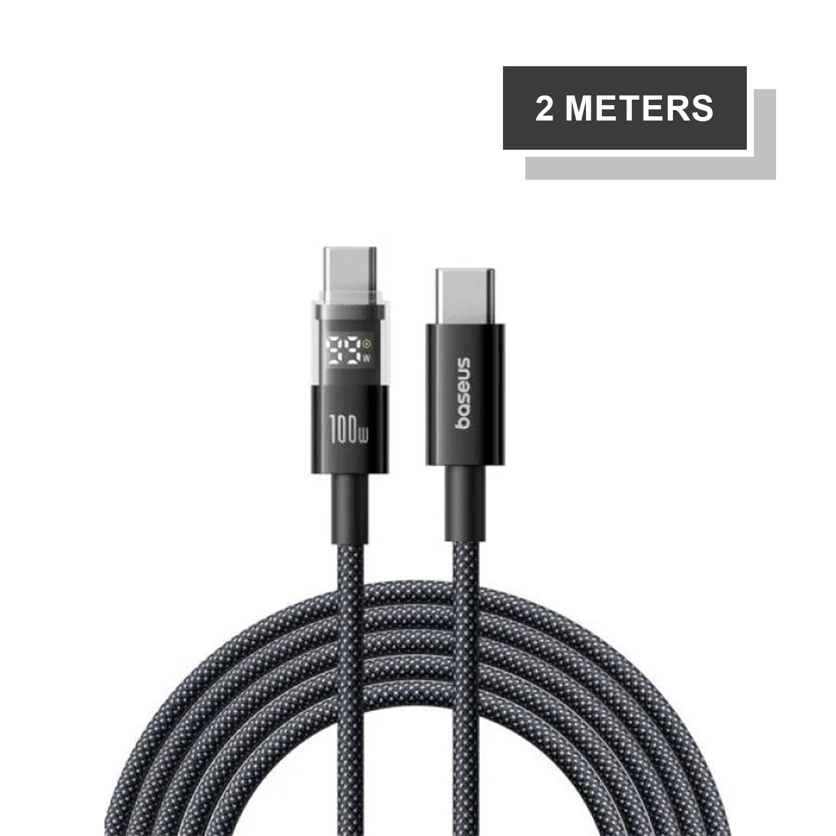 Baseus Display II Fast Charging Data Cable USB-C to USB-C 100W 2M (Cosmic Black) (P10382702121-01)