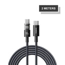 Baseus Display II Fast Charging Data Cable USB-C to USB-C 100W 2M (Cosmic Black) (P10382702121-01)