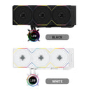 Lian Li HydroShift II LCD-C 360TL AIO Liquid Cooler (Black, White)