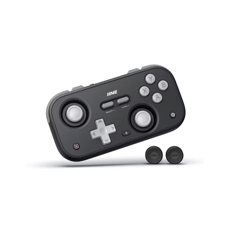 IINE Palm-Sized Retro Chronos Controller (Vintage Grey, Classic Black) (L1031, L1032)