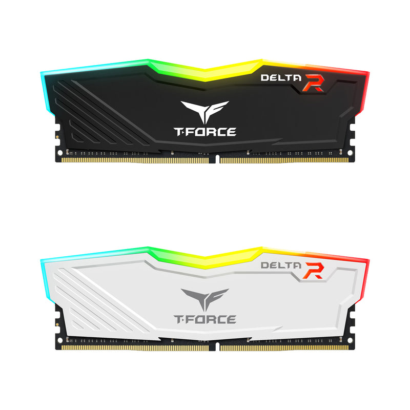TeamGroup T-Force Delta RGB DDR4 16GB (1x16GB) 3600MHz CL18-22-22-42 1.35V Gaming Desktop Memory 