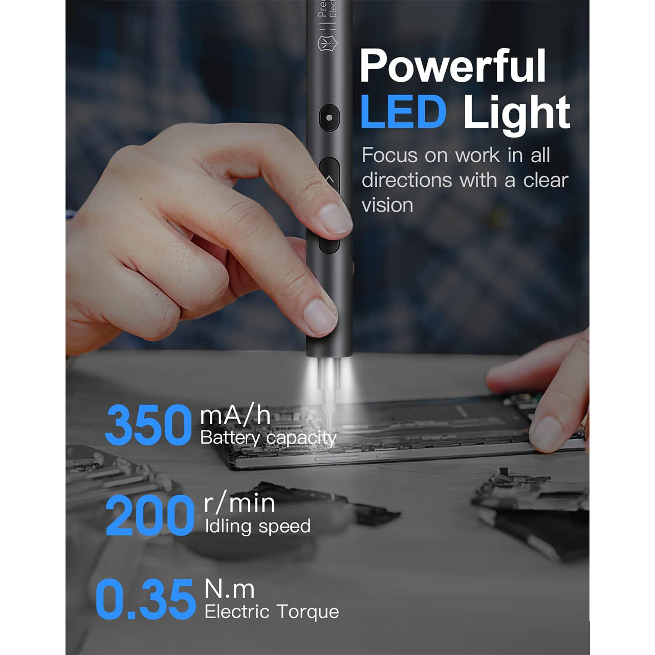 Kingsdun 62-in-1 Precision Electric Screwdriver