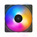 Deepcool RF120 FS 3-IN-1 3X120MM Hydro Bearing 500-1500RPM PWM Control 9 Blades 4-PIN RGB LED Fans (DP-FLED3-RF120FS-3P)