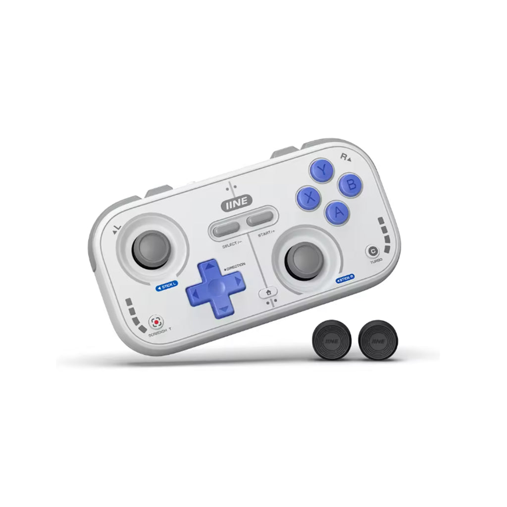 IINE Palm-Sized Retro Chronos Controller (Vintage Grey, Classic Black ...