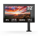 LG 32UN880K-B 31.5" 4K UHD (3840x2160) 60Hz 5ms GTG Ergo IPS USB-C Monitor