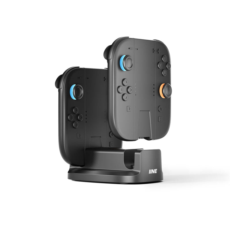 IINE 2-in-1 Charging Grip & Dock for Nintendo Switch 2 (Black) (L1106)