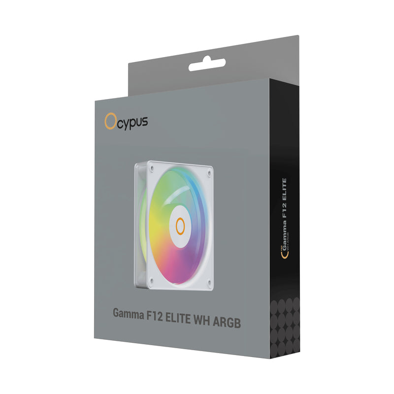 Ocypus Gamma F12 Elite ARGB 120mm PWM Fan with Transparent Frame | DataBlitz