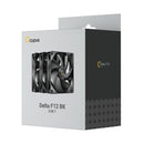 Ocypus Delta F12 3-in-1 120mm PWM Performance Fan Triple Pack (Black, White)