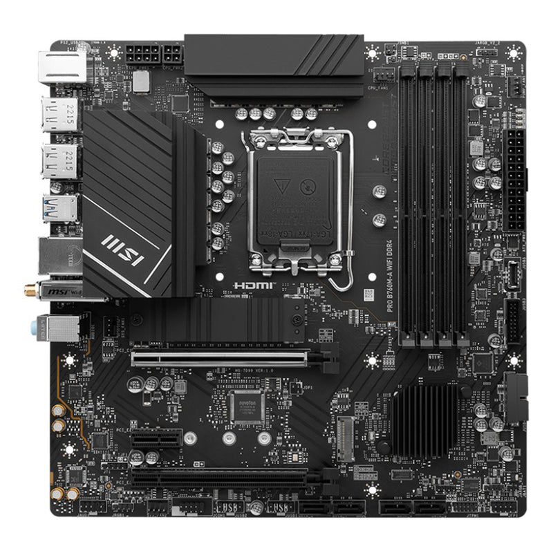 MSI Pro B760M-A Wifi DDR4 Motherboard