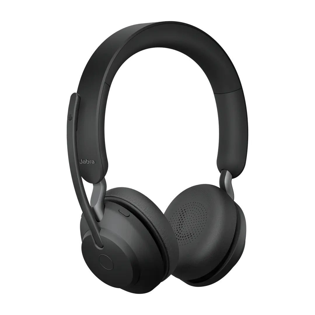Jabra Evolve2 65 Link390A UC Stereo Wireless Headset w/ Charging Stand