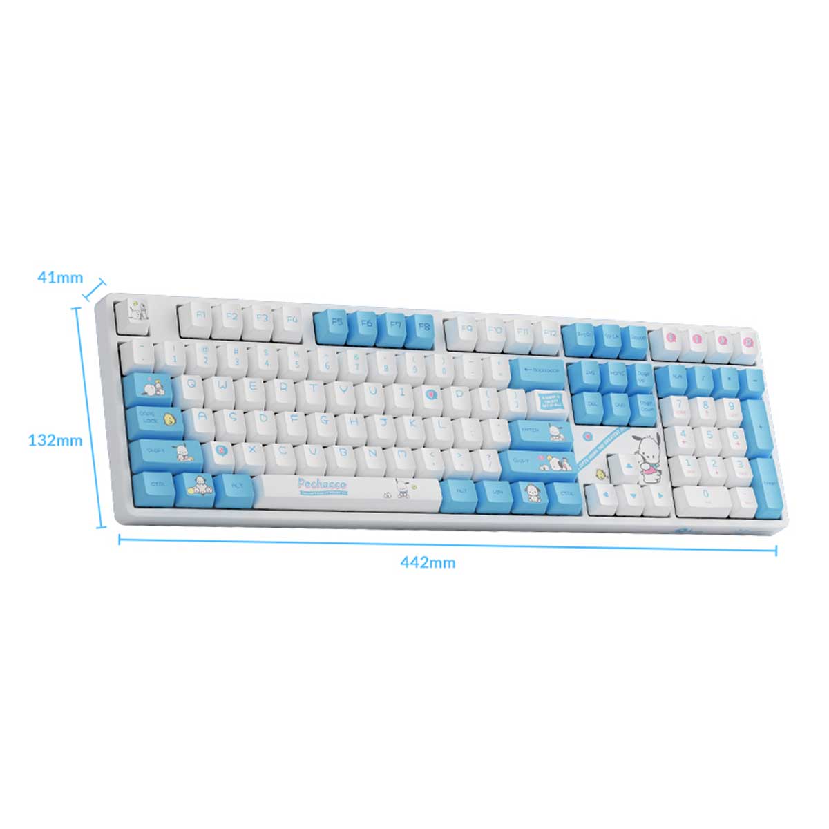 Akko Pochacco Blue 5108B Plus Multi-Modes RGB Hot-Swappable Mechanical Keyboard