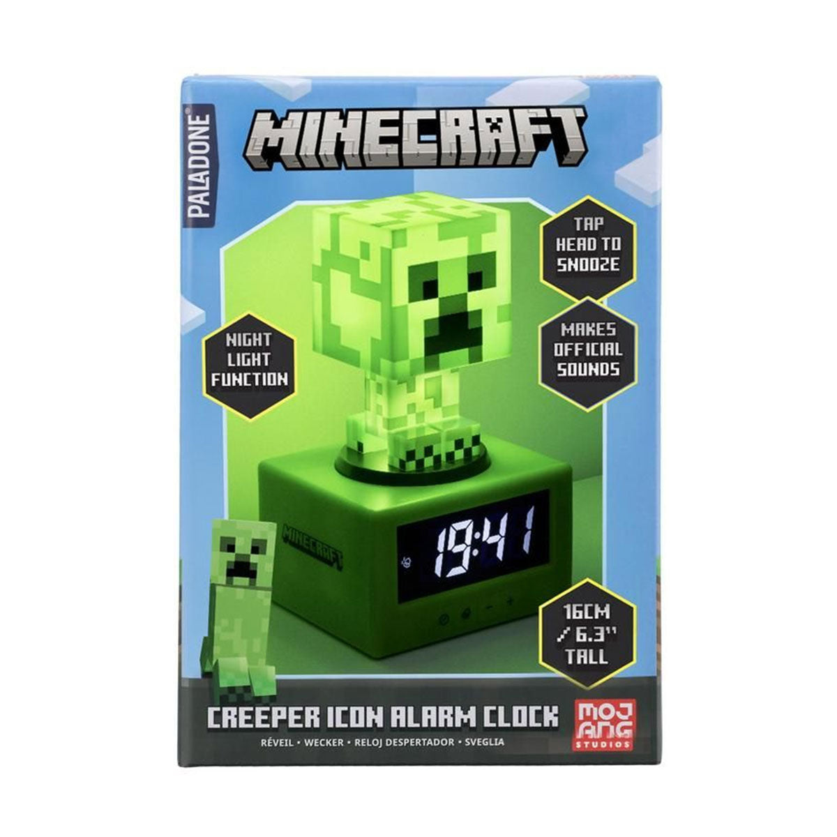 Paladone Minecraft Creeper Alarm Clock (PP11369MCF)