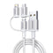 UGreen 3-IN-1 USB 2.0 A Universal Cable - 1.5M (Silver) (CD221/50203)