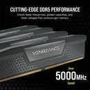 Corsair Vengeance 64GB (2X32GB) DDR5 DRAM 5600MHZ CL40 Memory Kit (Black) (CMK64GX5M2B5600C40)