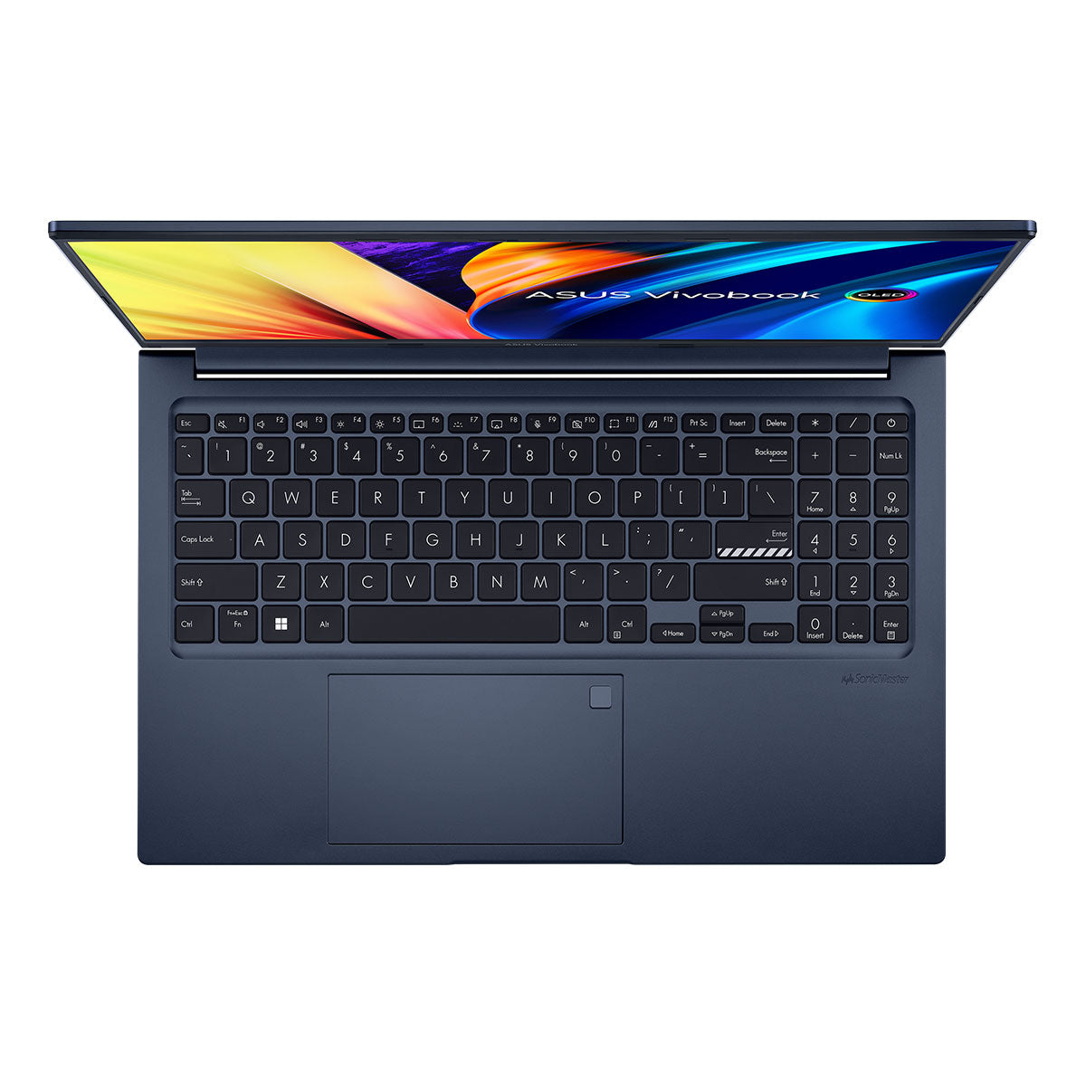 Asus Vivobook 15 OLED M1503QA-L1020WS Laptop (Quiet Blue) | 15.6” FHD | Ryzen™ 7 5800H | 8 GB RAM | 512 GB SSD | Radeon™ Graphics | Windows 11 Home | MS Office Home & Student 2021 | ASUS BP1504 Casual Backpack