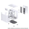 Jonsbo TK-2 ATX Separated Cabinet Computer Case (Black, White)