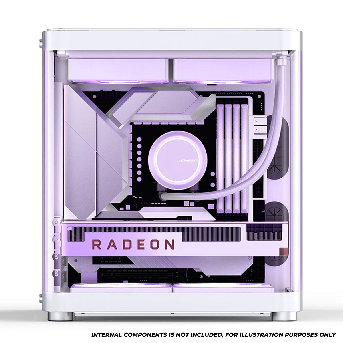 Jonsbo TK-1 M-ATX Separated Cabinet Computer Case (Black, White)