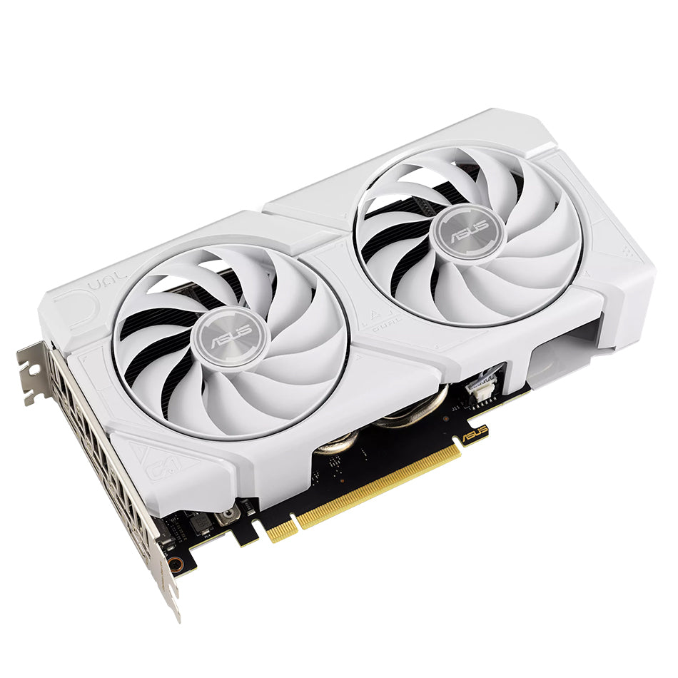 Asus Dual GeForce RTX 4060 Ti Evo OC 8GB GDDR6 Graphics Card (White)