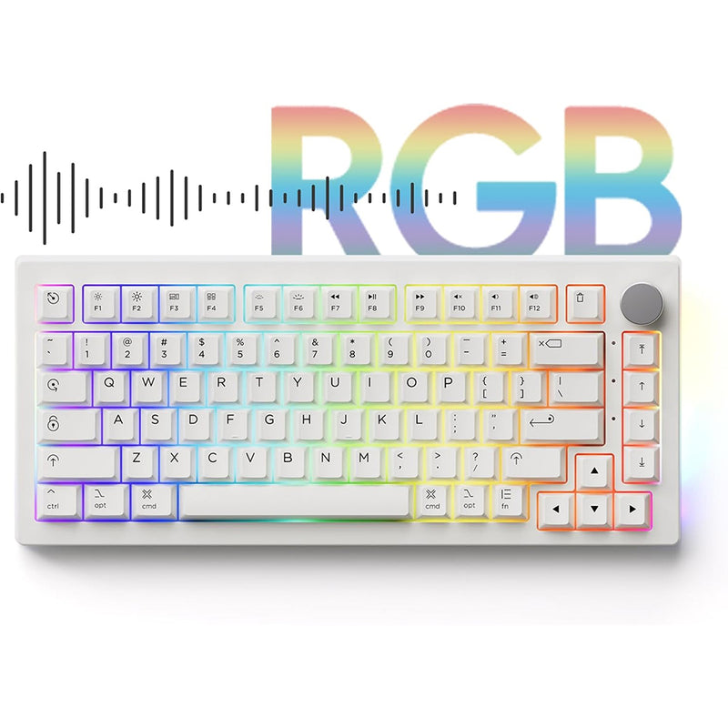 Akko 5075B Plus Air Multi-Mode RGB Hot-Swappable Mechanical Keyboard (Akko V3 Piano Pro Switch)