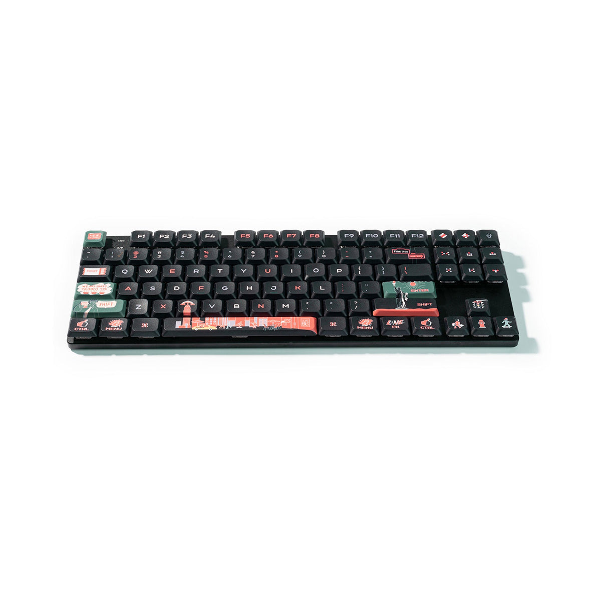 Keychron Low Profile LSA Dye-Sub PBT Full Set 133 Keys Keycap Set (New York) (PBT-71)