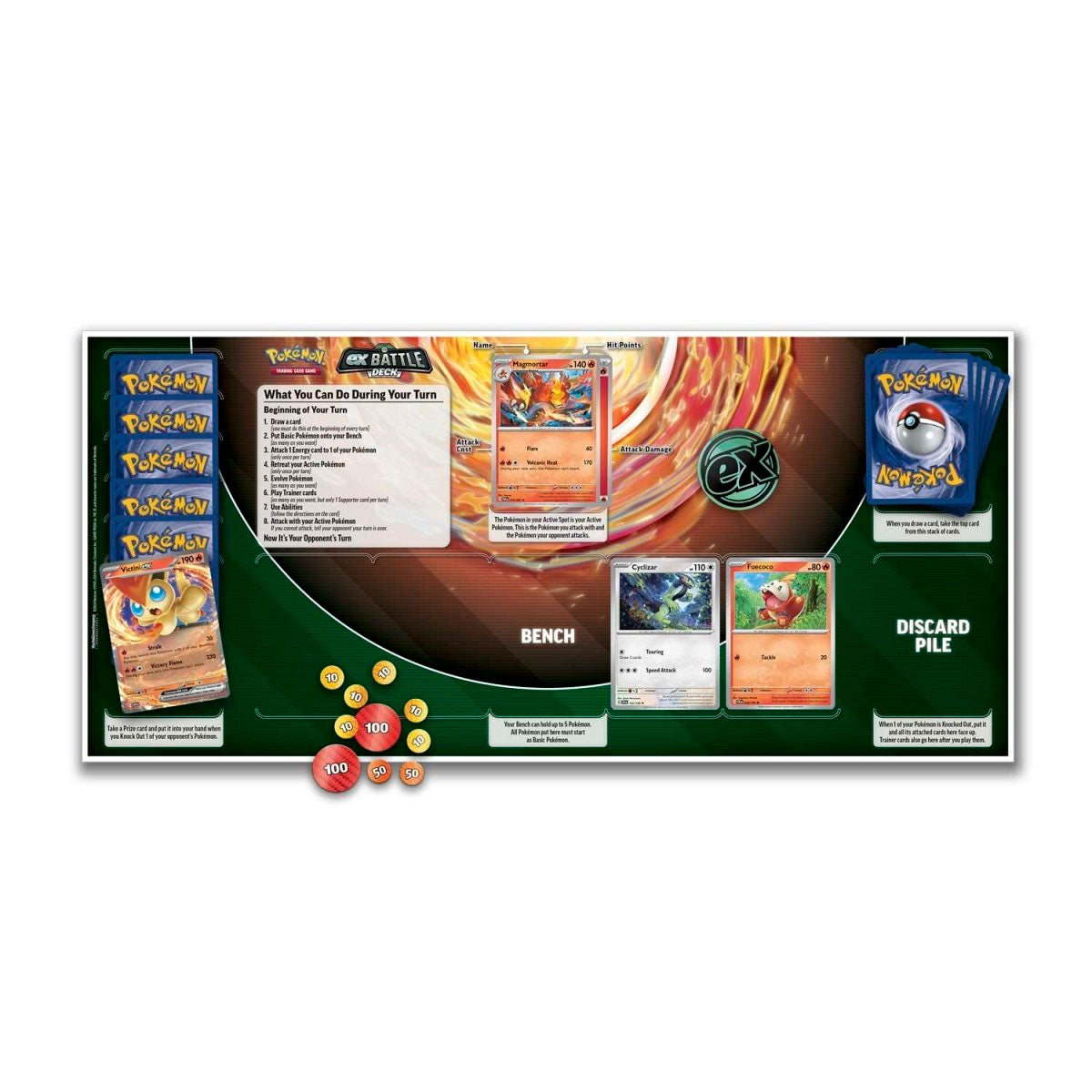 Pokemon Trading Card Game Ex Battle Deck (Victini Ex) (290-85754)