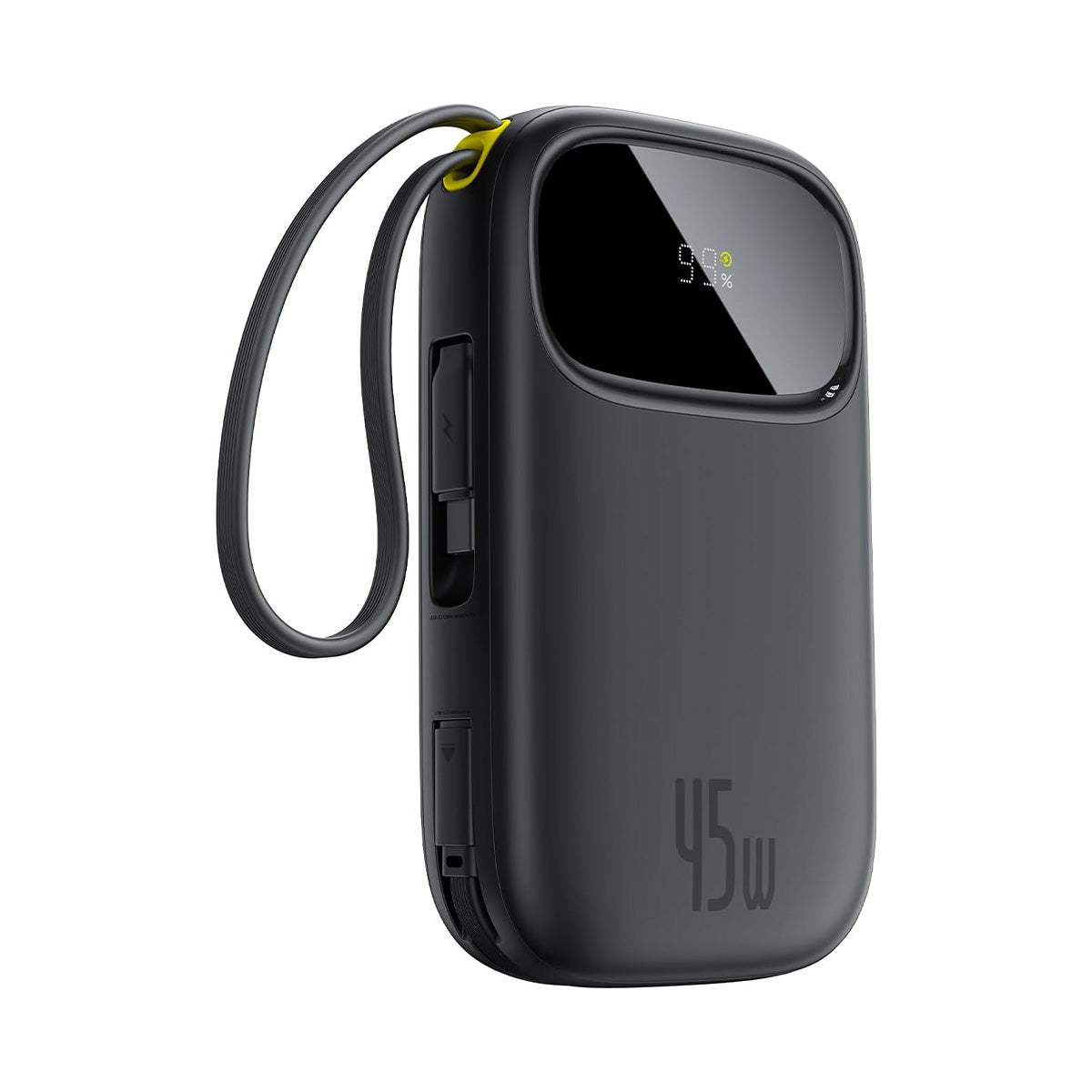 Baseus QPow 3 Digital Display Fast-Charging Power Bank with 2 Built-in USB-C Cable 10000mAh 45W