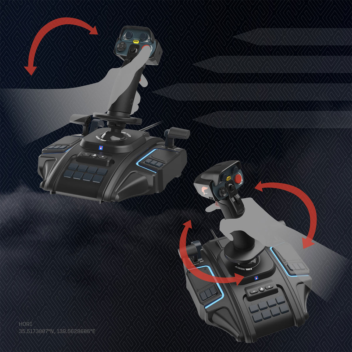 Hori Ace Combat 8 Wings of Theve Flight Stick for PS5 / PS4 / PC (SPF-034A)