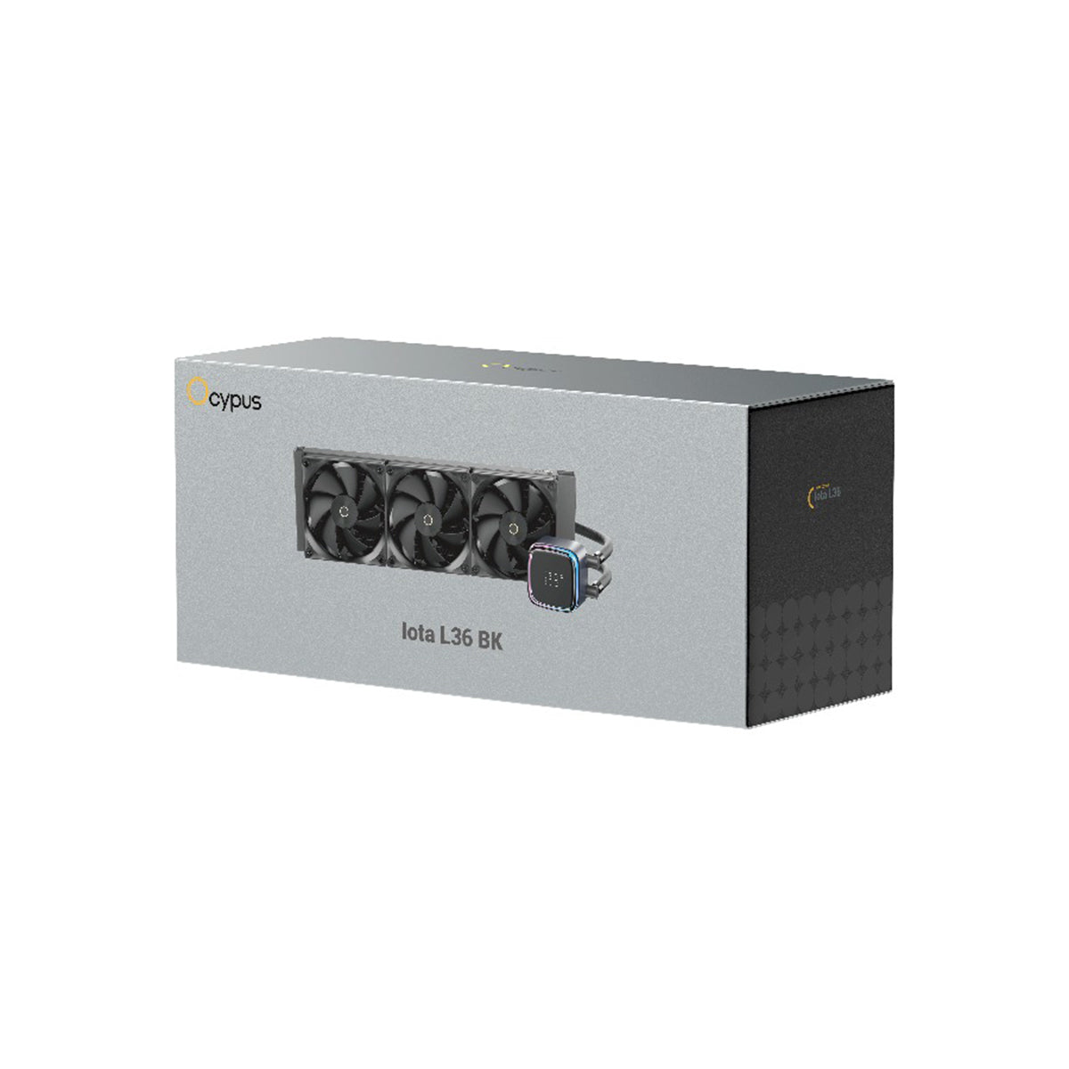 Ocypus Iota L36 360MM AIO Liquid CPU Cooler with Digital Display (Black, White)