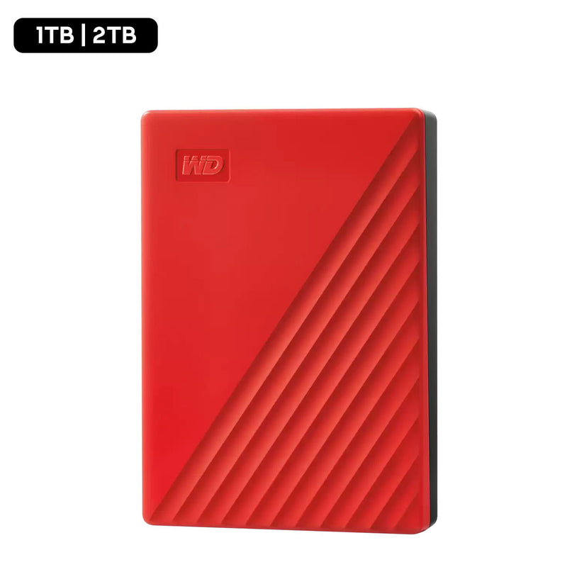 WD My Passport External Hard Drive 3.0 (Red) (1TB, 2TB)