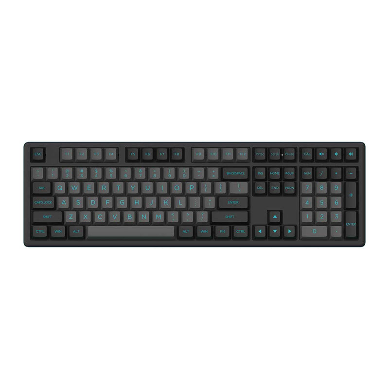 Monsgeek MX108 Business Wireless Mechanical Keyboard & Mouse Combo (Black & Cyan)