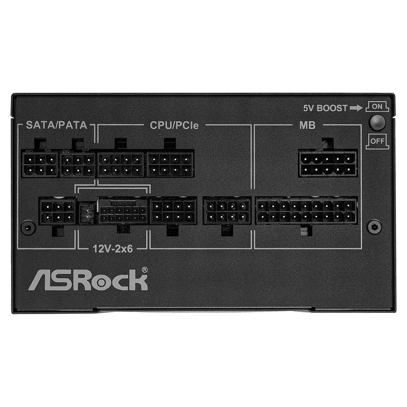 ASRock Phantom Gaming PG-750G 750W 80+ Gold & Cybenetics Gold ATX 3.1 PCIe 5.1 Full Modular Power Supply