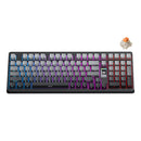 MCHOSE G98 V2 RGB Tri-Mode Hot-Swappable Mechanical Keyboard (Black) (Flame Orange Switch)