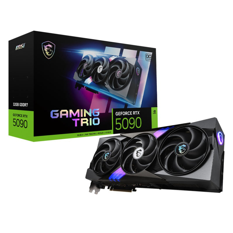 MSI GeForce RTX 5090 32GB GDDR7 Gaming Trio OC Graphics Card