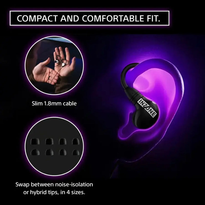 Sony Inzone E9 IER-G900 In-Ear Gaming Headphones 