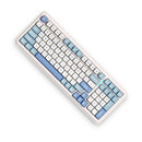MCHOSE K99 V2 RGB Tri-Mode Hot-Swappable Mechanical Keyboard (Sky Blue) (Hyacinth Purple Switch)