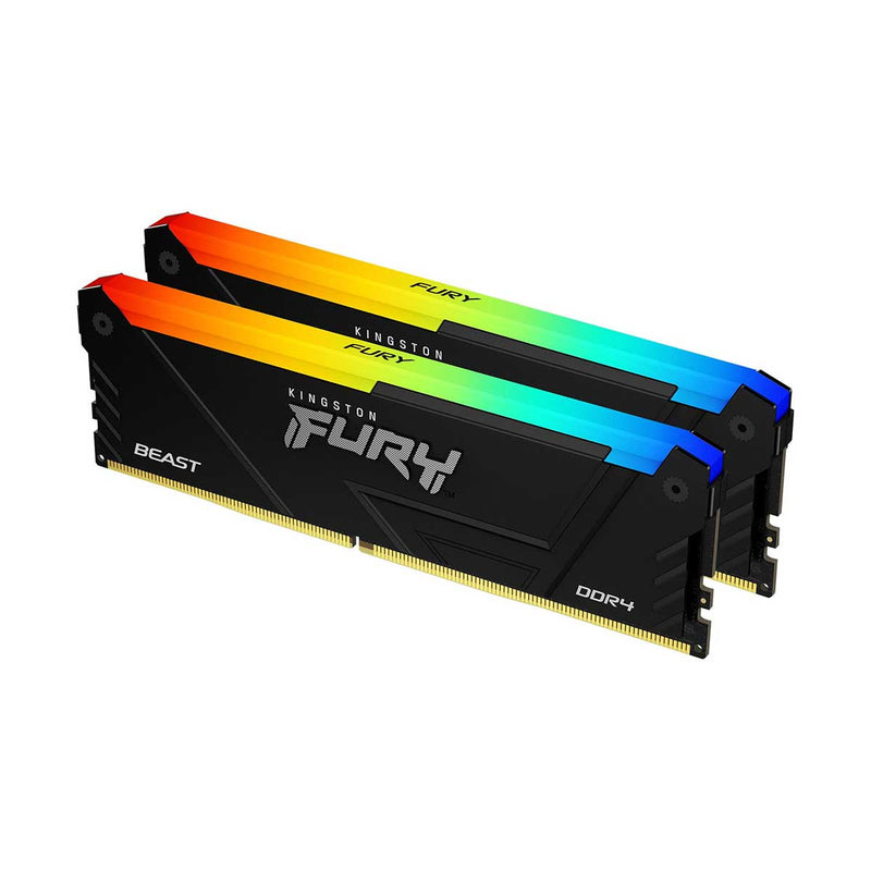 Kingston Fury Beast 16GB (2X8GB) DDR4 3600MT/S Memory (KF436C17BB2AK2/16)