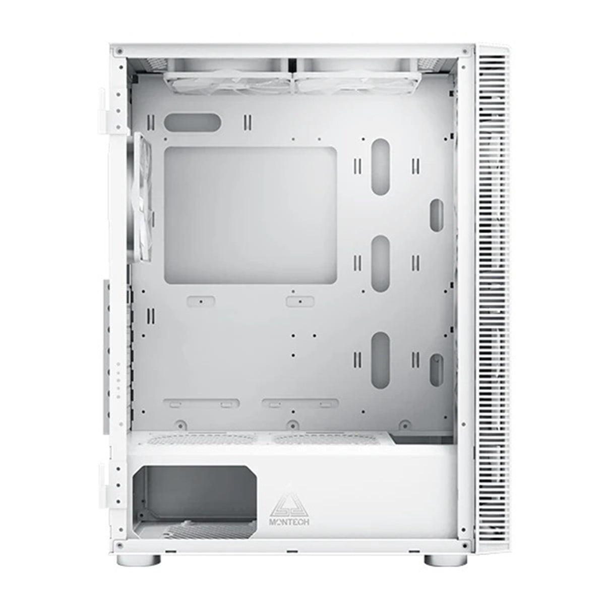 Montech X3 Glass Mid Tower PC Case (Black, White)