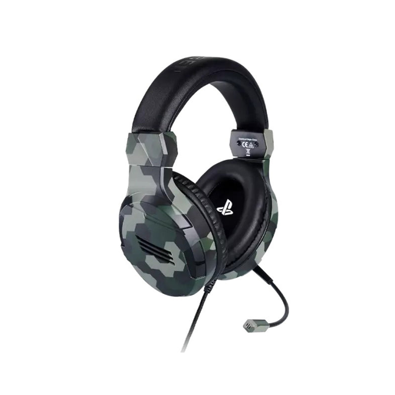 Bigben Stereo Gaming Headset for PS5/PS4 (Black, Green Camo, Titanium Dark Grey, White)