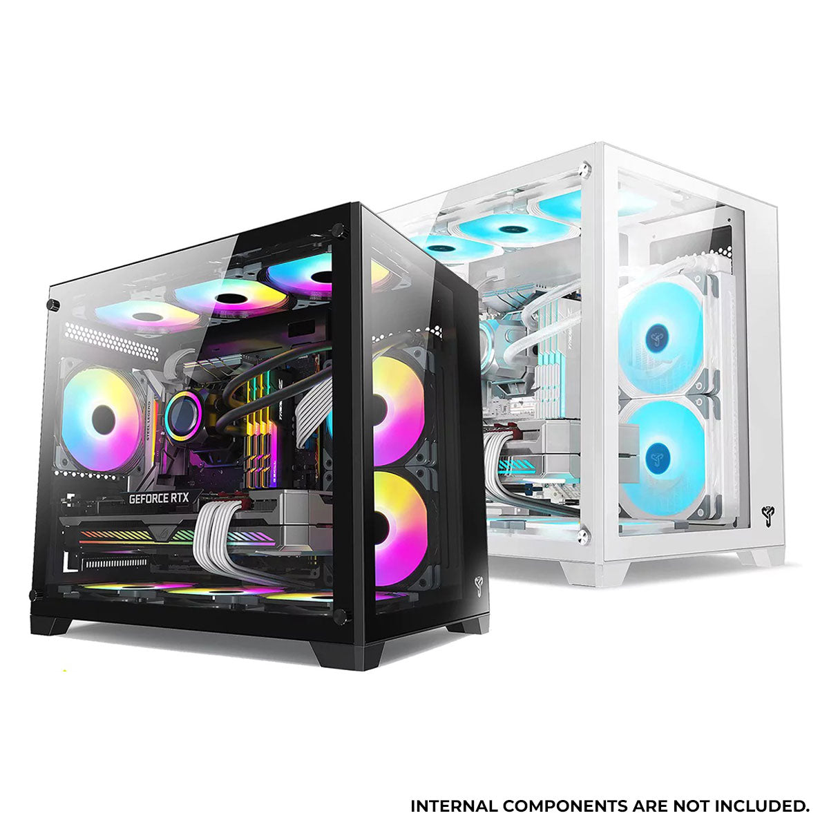 Trendsonic Olaf OL31M Dual Chamber TG Gaming Micro ATX Case