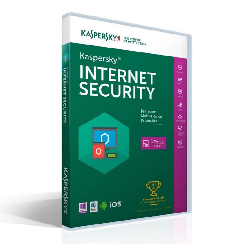 KASPERSKY INTERNET SECURITY 2016 (1 USER)
