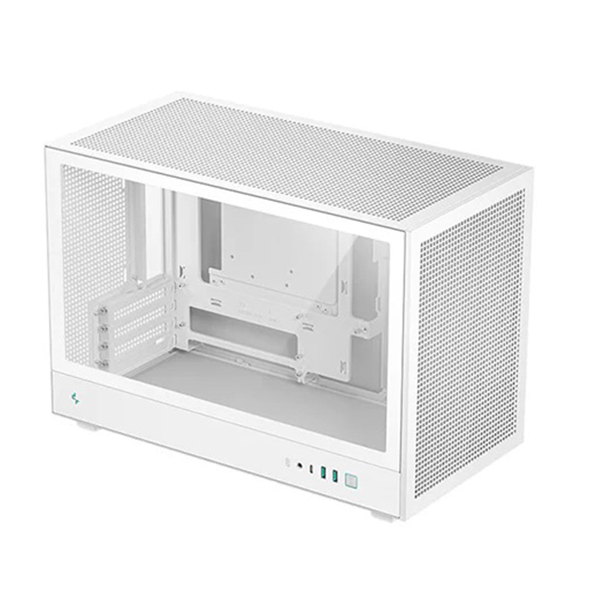 Deepcool CH260 High Airflow Mesh Panels M-ATX Compact Case (Black, White)