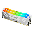 Kingston Fury Renegade 64GB (2x32GB) DDR5 RGB XMP 6000MT/S CL32 Memory (White) (KF560C32RWAK2-64)