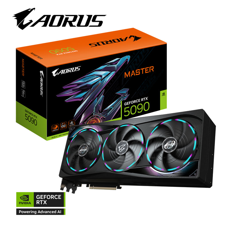 Gigabyte Aorus GeForce RTX 5090 Master 32GB GDDR7 Graphics Card