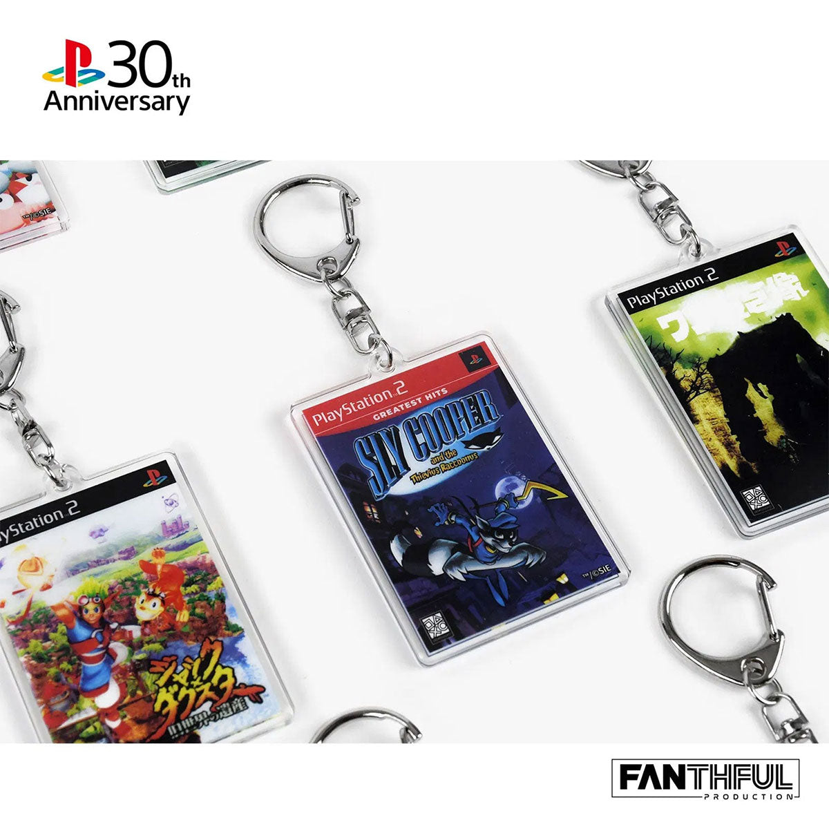 Sony Playstation 30th Anniversary Acrylic Keychain Blind Box