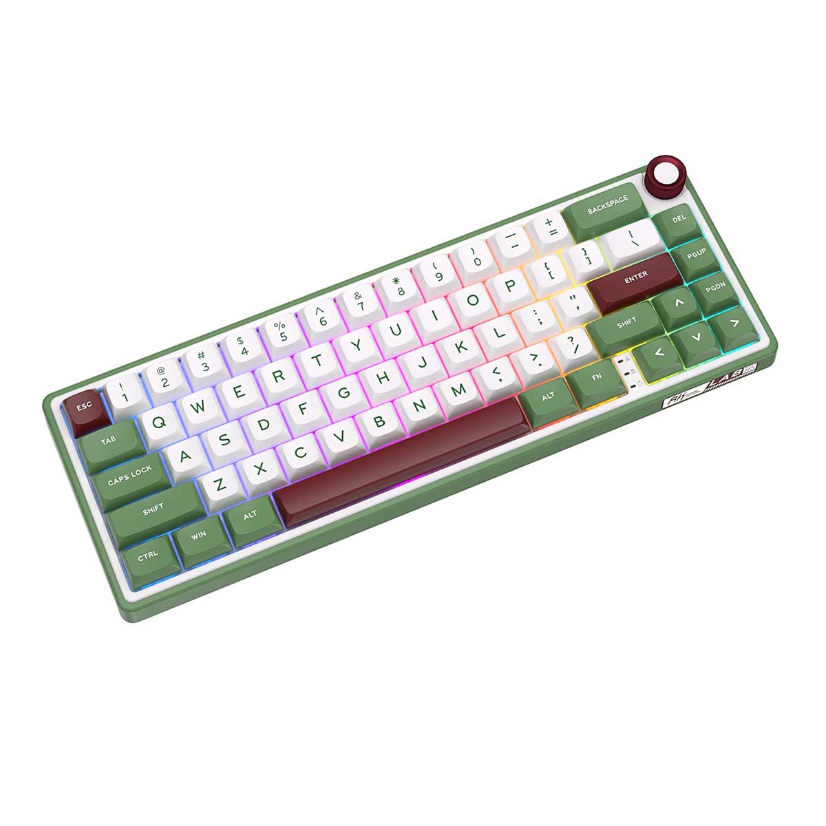 Royal Kludge R65 Single-Mode RGB 66-Keys Hot-Swappable Mechanical Keyboard Greensand