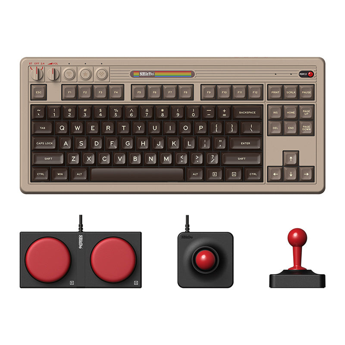 Home All products 8Bitdo Retro Mechanical Keyboard (C64...